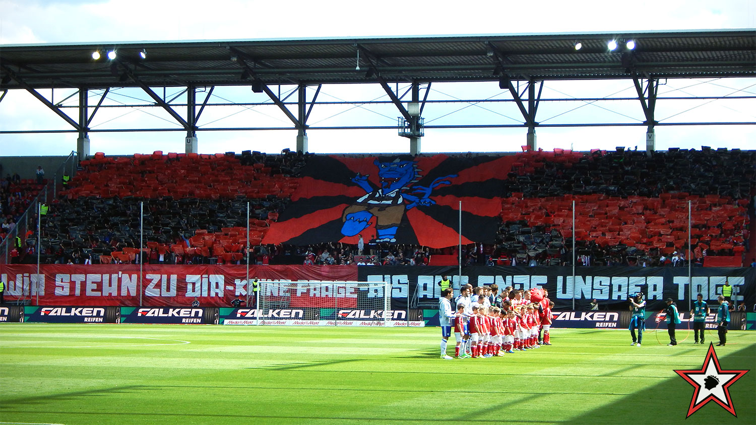 FC Ingolstadt – FC Schalke 04 20.05.2017 fci s04 supporters ingolstadt südtribüne ultras fans fußball