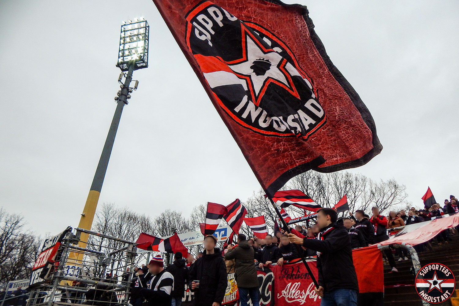 SV Darmstadt - FC Ingolstadt 10.03.2018 svd fci supporters ingolstadt auswärts ultras fans fußball