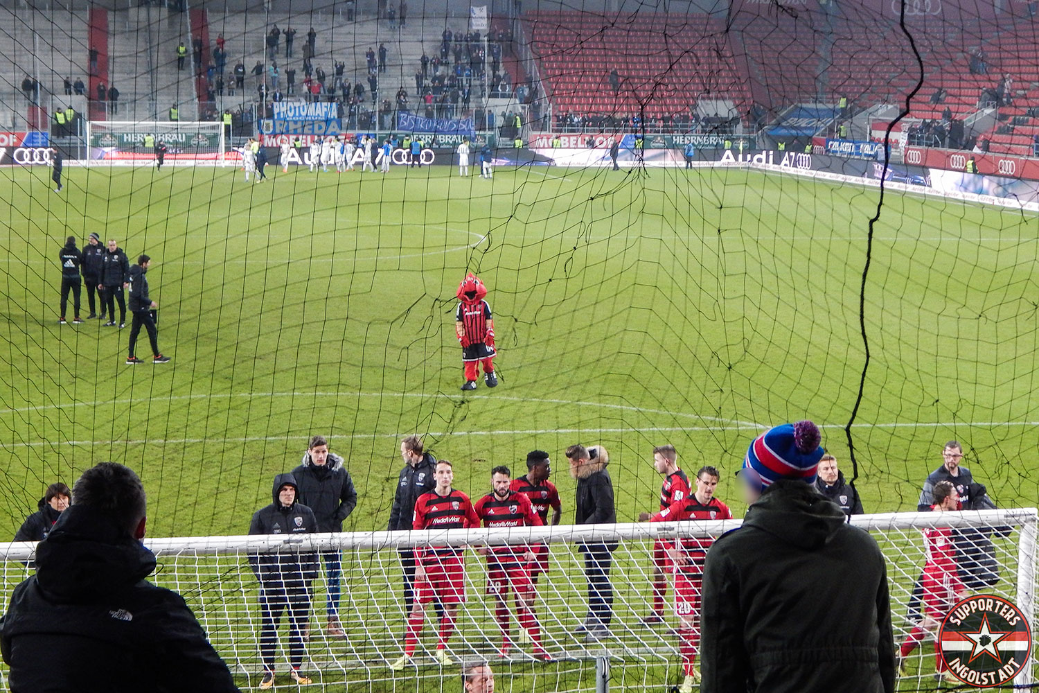 FC Ingolstadt - VFL Bochum 05.03.2018 fci vfl supporters ingolstadt südtribüne ultras fans fußball
