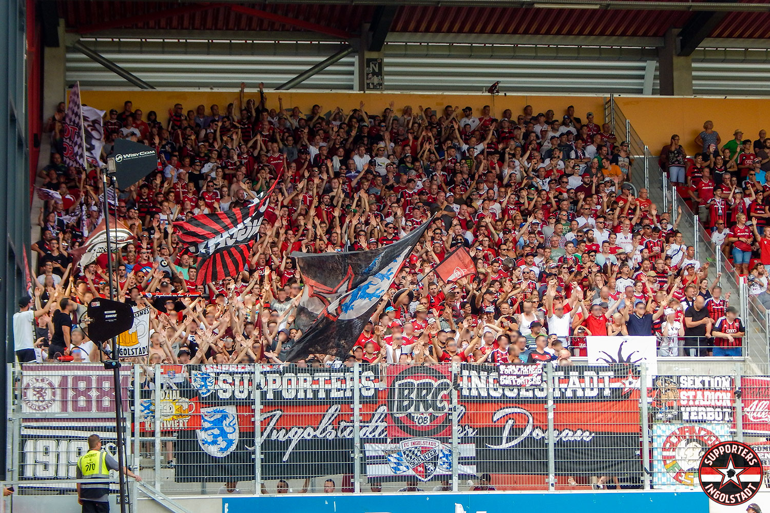 SSV Jahn 2000 Regensburg - FC Ingolstadt 04.08.2018 ssv fci supporters ingolstadt auswärts ultras fans fußball