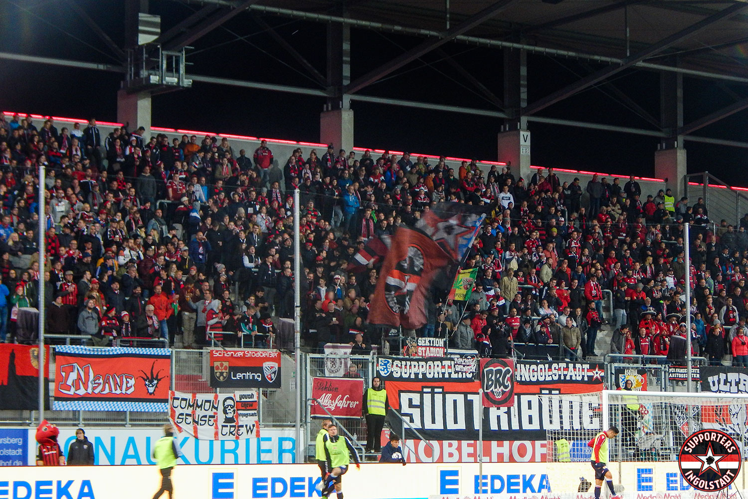 FC Ingolstadt – Union Berlin 01.10.2018 fci fcu supporters ingolstadt südtribüne ultras fans fußball
