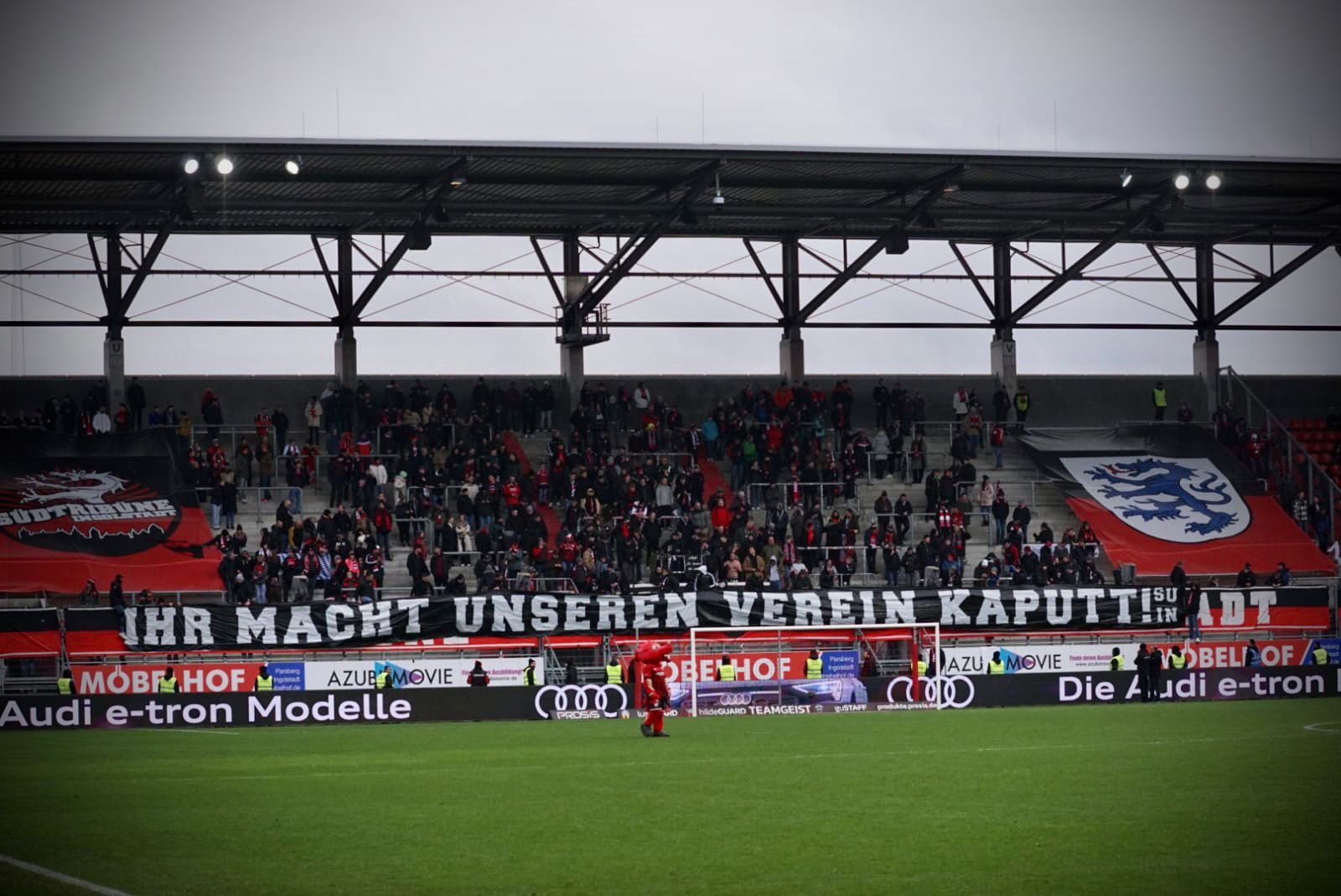 Read more about the article Stellungnahme der Supporters Ingolstadt zur aktuellen Situation